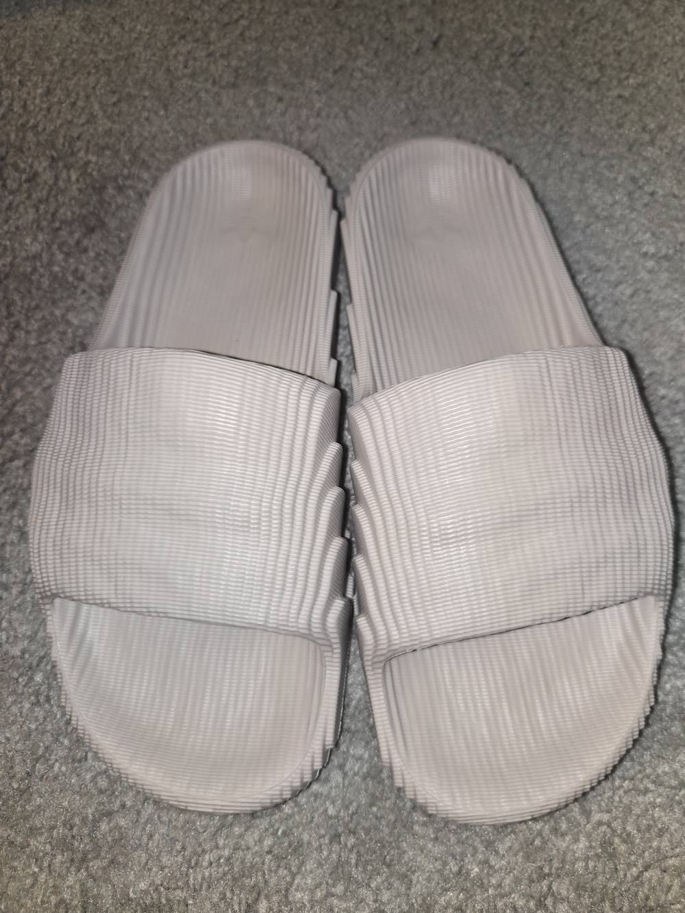 Adidas Adilette 22 Slides in Beige
